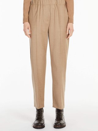 Бежеві брюки WEEKEND MAX MARA : фото 1 - Invogue