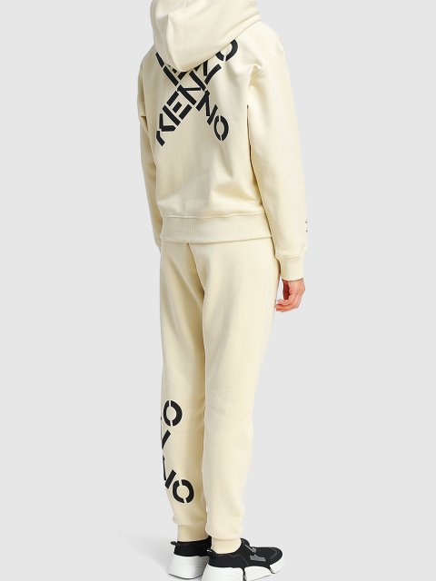 Бежевые брюки KENZO: фото 2 - Invogue