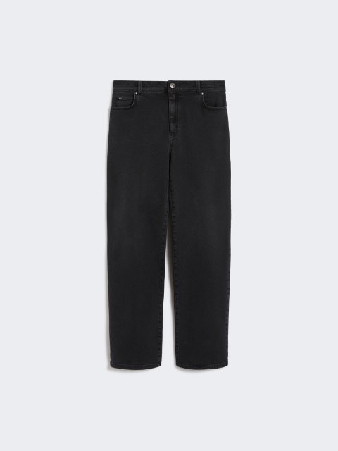 Черные джинсы WEEKEND MAX MARA из хлопкового денима: фото - Invogue