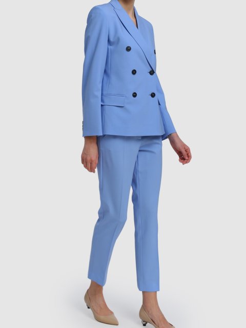 Голубые брюки WEEKEND MAX MARA: фото 1 - Invogue
