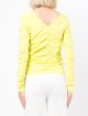 Жовта кофта HELMUT LANG : фото 2 - Invogue