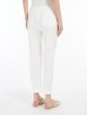 Белые брюки Weekend Max Mara из хлопкового габардина: фото 4 - Invogue