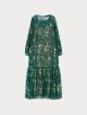 Зелена сукня Marina Rinaldi з бавовни та шовку: фото - Invogue