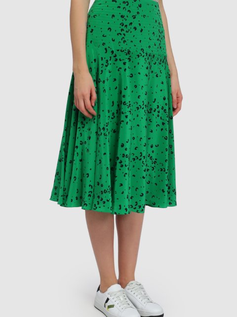 Зелёная юбка KENZO: фото 3 - Invogue
