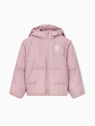 Лиловая куртка Emporio Armani из полиэстера: фото - Invogue