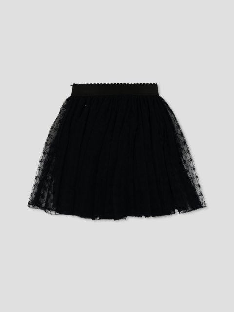 Темно-синя спідниця DOLCE&GABBANA KIDS з бавовни: фото 1 - Invogue