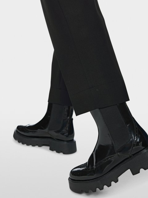 Чёрные брюки MARC CAIN из шерсти: фото 5 - Invogue