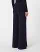 Темно-сині брюки MAX MARA з віскозного крепу: фото 3 - Invogue