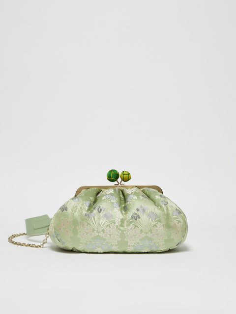 Зеленая сумка Pasticcino Weekend MaxMara с цветочным узором: фото - Invogue