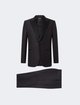 Чорний костюм ZEGNA з вовни та шовку: фото - Invogue