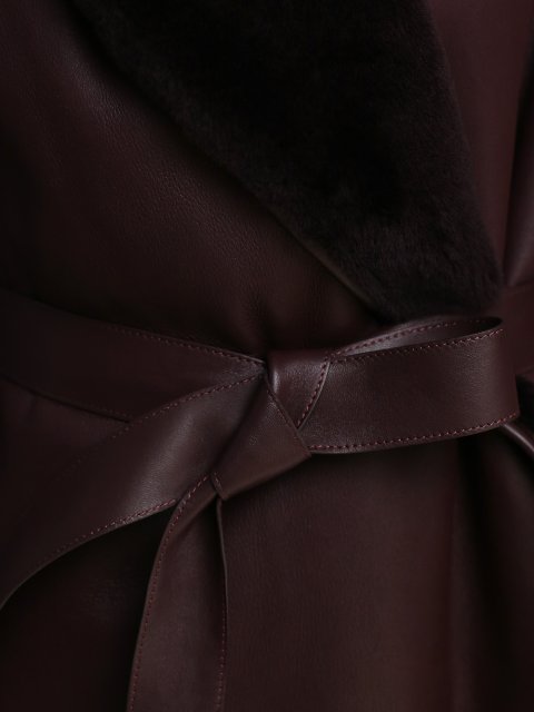 Бордова дублянка MAX MARA : фото 5 - Invogue