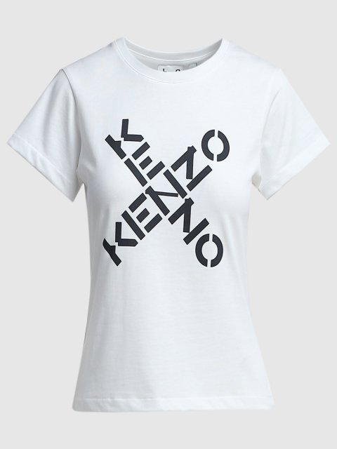 Белая футболка KENZO: фото - Invogue