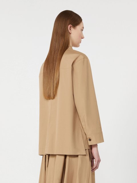Карамельна сорочка Max Mara з бавовни: фото 3 - Invogue