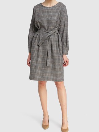 Коричневое платье WEEKEND MAX MARA: фото 1 - Invogue