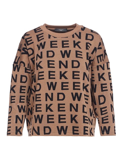 Жёлтый свитер WEEKEND MAX MARA: фото - Invogue