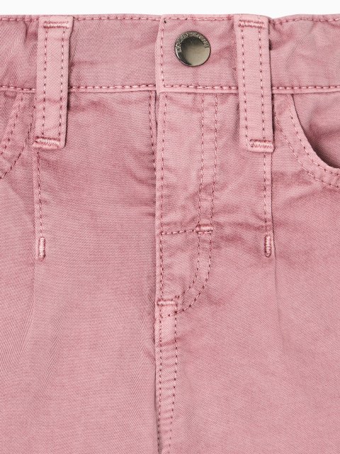 Лілові джинси EMPORIO ARMANI KIDS з бавовни: фото 2 - Invogue