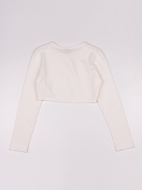 Кремовое болеро MONNALISA: фото 1 - Invogue