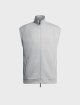 Светло-серый жилет BOSS из смеси хлопка: фото - Invogue