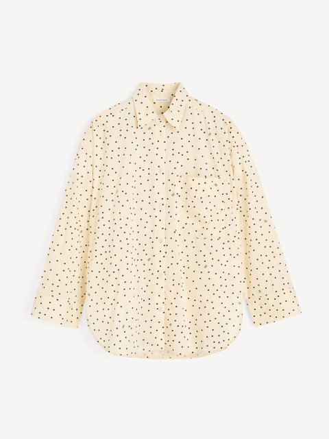 Сорочка у горошок By Malene Birger з органічної бавовни: фото - Invogue