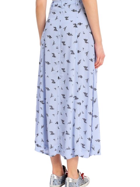 Голубая юбка GANNI: фото 6 - Invogue