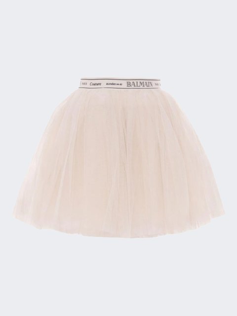 Бежевая юбка BALMAIN KIDS : фото - Invogue