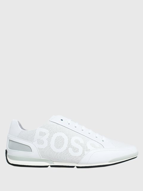 Белые кеды BOSS: фото - Invogue