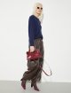 Бордові мюлі MAX&CO зі шкіри: фото 1 - Invogue