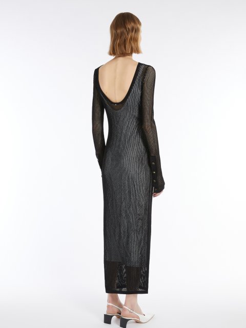 Довга сукня Sportmax з сітки: фото 2 - Invogue