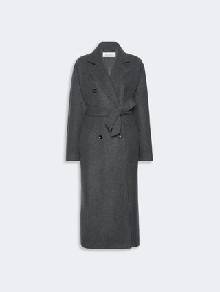 Тёмно-серое пальто Max Mara из кашемира: фото - Invogue