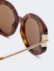 Бронзові окуляри Max Mara з ацетату: фото 2 - Invogue