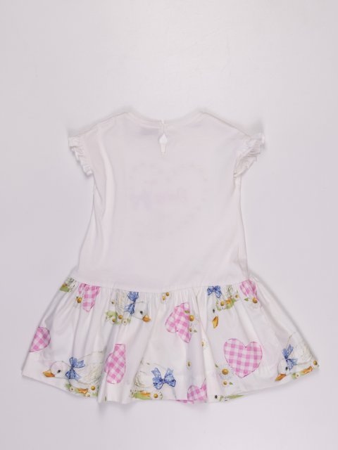 Белое платье MONNALISA: фото 1 - Invogue