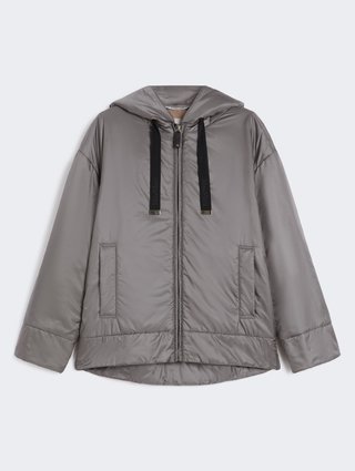 Темно-сіра куртка MAX MARA утеплена: фото - Invogue