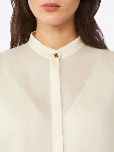 Бежева сорочка Max Mara: фото 4 - Invogue