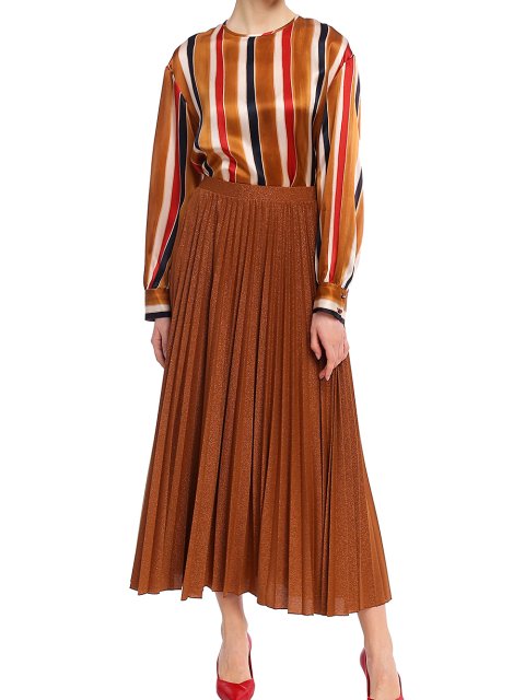 Теракотова блуза MAX MARA : фото 1 - Invogue