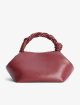 Бордовая сумка Ganni Bou маленькая: фото 2 - Invogue