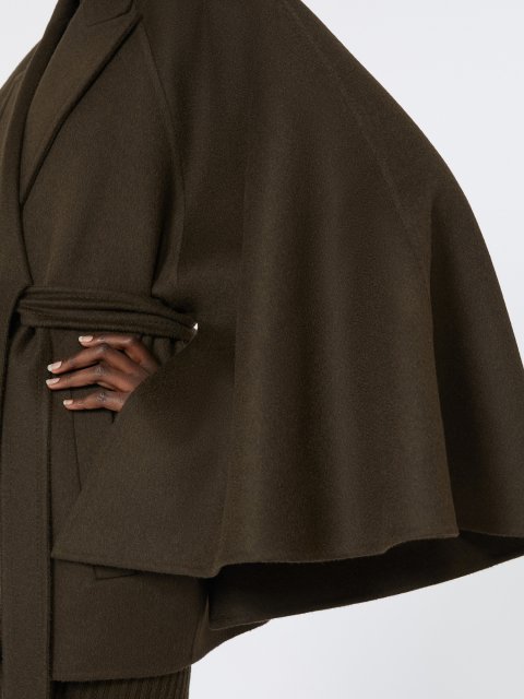 Темно-коричневе пальто MAX MARA з вовни: фото 3 - Invogue