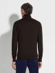 Темно-коричневий светр ZEGNA з кашеміру та шовку: фото 2 - Invogue