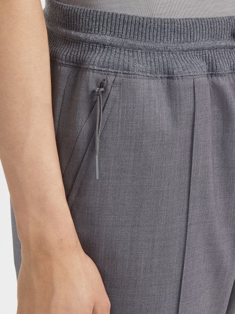 Сірі брюки ZEGNA з вовни: фото 3 - Invogue