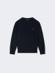 Темно-синій светр EMPORIO ARMANI KIDS з бавовни та вовни: фото - Invogue