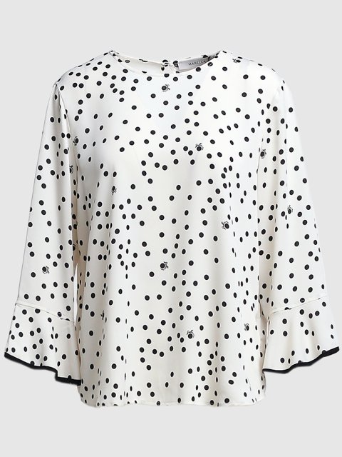 Молочная блуза MARELLA: фото - Invogue