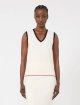 Білий топ Max Mara з суміші віскози: фото 2 - Invogue