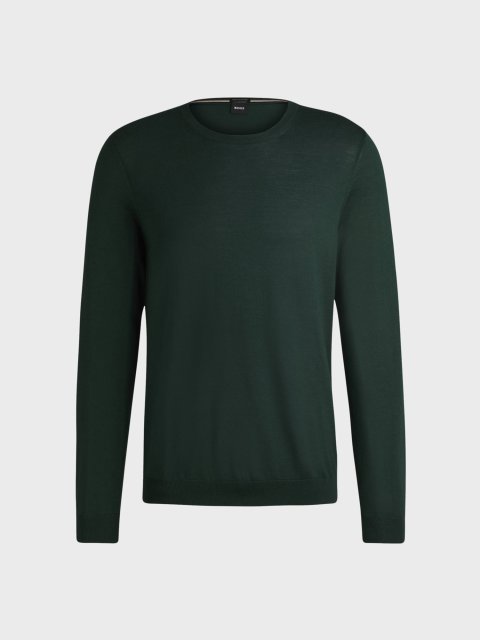 Зелений светр BOSS з вовни: фото - Invogue