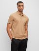 Бежеве поло BOSS з бавовни: фото 1 - Invogue