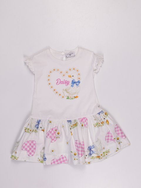 Белое платье MONNALISA: фото - Invogue