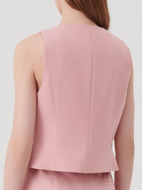 Розовый жилет MARELLA: фото 2 - Invogue