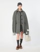 Тёмно-серое пальто Weekend Max Mara из шерсти и полиамида: фото 2 - Invogue