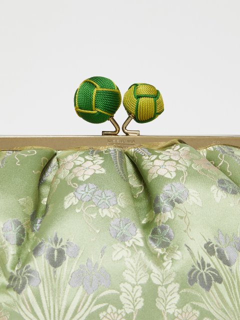 Зеленая сумка Pasticcino Weekend MaxMara с цветочным узором: фото 5 - Invogue