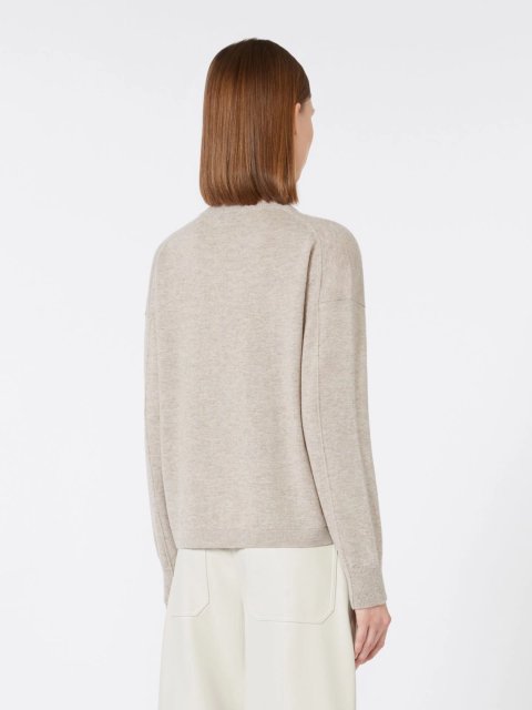 Бежевий светр MAX MARA з вовни та кашеміру: фото 3 - Invogue