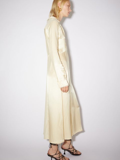 Жёлтое платье ACNE STUDIOS: фото 3 - Invogue