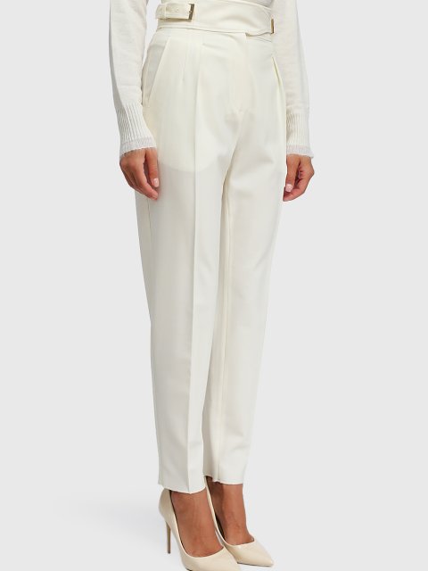Кремові брюки MAX MARA : фото 2 - Invogue